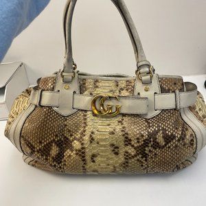 Gucci Snakeskin Purse